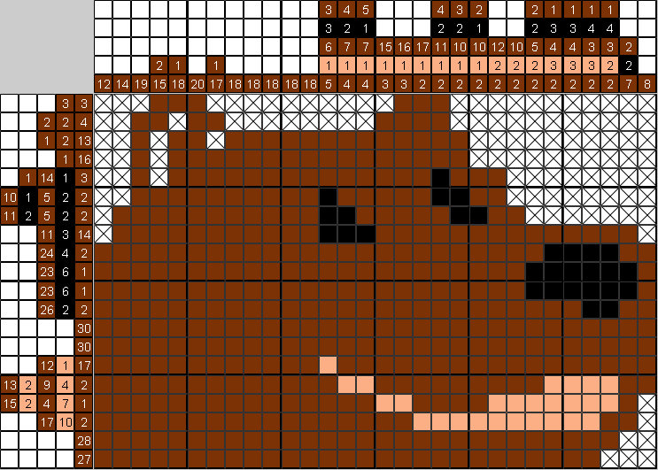 Цветной японский рисунок Михайло