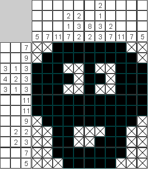 Японский рисунок Лицо